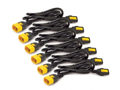 Power Cord Kit (6 ea), Locking, C13 to C14, 1.2m