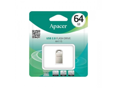 USB-накопитель Apacer AH115 64GB Серый