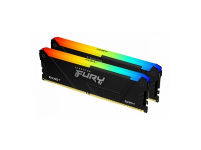 Комплект модулей памяти Kingston FURY Beast RGB KF432C16BB2AK2/16 DDR4 16GB (Kit 2x8GB) 3200MHz