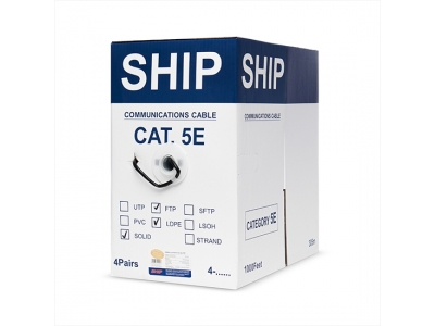 Кабель сетевой SHIP D146-P Cat.5e FTP 30В РЕ