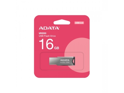 USB-накопитель ADATA AUV250-16G-RBK 16GB Серебристый