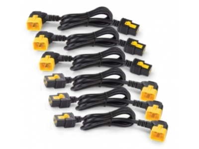 Power Cord Kit (6 ea), Locking, C19 to C20 (90 Degree), 1.8m