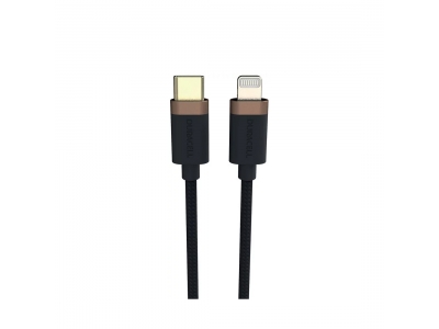 Интерфейсный кабель Duracell USB9012A USB-C to Lightning Черный