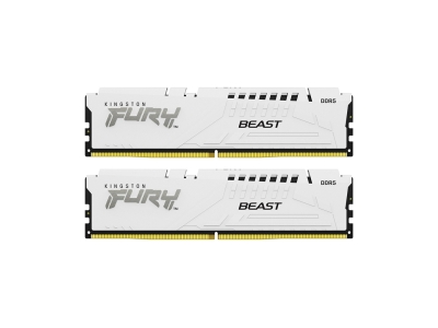 Комплект модулей памяти Kingston FURY Beast White XMP KF552C40BWK2-32 DDR5 32GB (Kit 2x16GB) 5200MHz