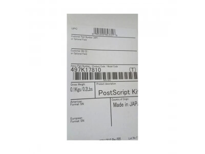 Печать PostScript Xerox 497K17810