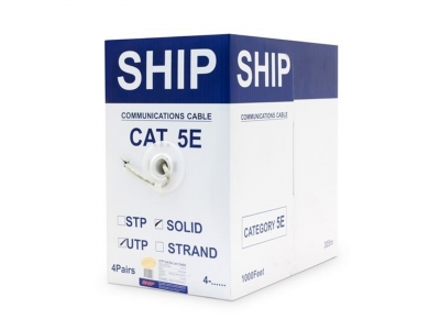 Кабель сетевой SHIP D135-VS Cat.5e UTP 30В PVC