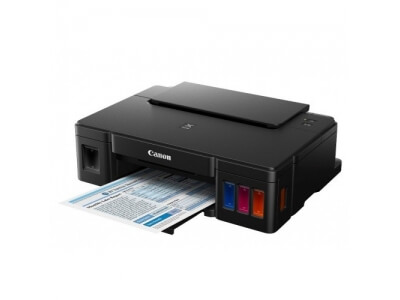 PIXMA G1400 Canon принтер черный, струйный с СНПЧ, A4, цветной, ч.б. 8.8 стр/мин, цвет 5.0 стр/мин, печать 4800x1200