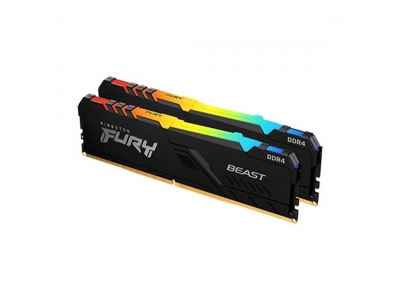 Комплект модулей памяти Kingston FURY Beast RGB KF436C17BBAK2/16 DDR4 16GB (Kit 2x8GB) 3600MHz