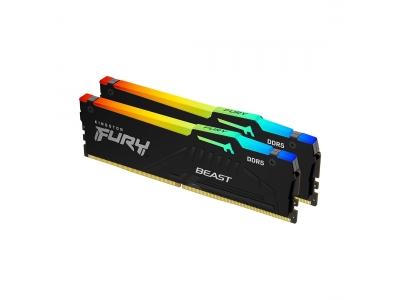 Комплект модулей памяти Kingston FURY Beast RGB KF556C40BBAK2-32 DDR5 32GB (Kit 2x16GB) 5600MHz