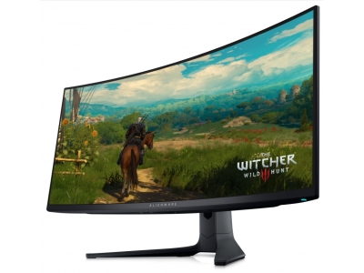 Dell Alienware 34 Monitor - AW3423DWF - 86.8cm (34") Curved QD-OLED  QHD (3440 x 1440)/ (21:9 )/HDMI, DP, USB hub/ War 3Yrs