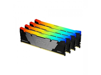 Комплект модулей памяти Kingston FURY Renegade RGB KF436C18RB2AK4/128 DDR4 128GB (Kit 4x32GB) 3600