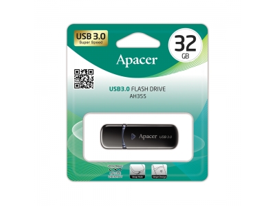 USB-накопитель Apacer AH355 32GB Чёрный