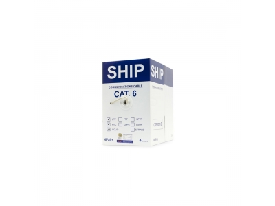 Кабель сетевой SHIP D165-VS Cat.6 UTP 30В PVC