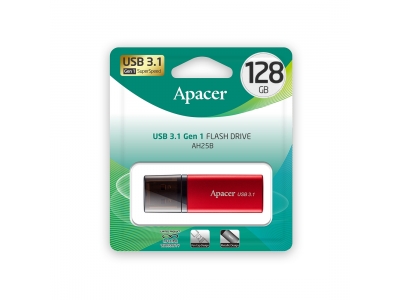 USB-накопитель Apacer AH25B 128GB Красный