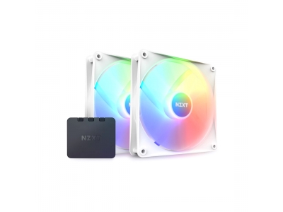 Комплект кулеров для компьютерного корпуса NZXT F140 RGB Core RF-C14DF-W1 White 2в1