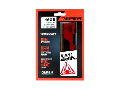 Комплект модулей памяти Patriot VIPER ELITE II PVE2416G320C8K DDR4 16GB (Kit 2x8GB) 3200MHz