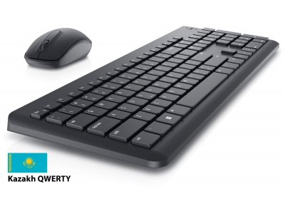 Dell Wireless Keyboard and Mouse - KM3322W - Kazakh (QWERTY)