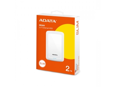 Внешний жёсткий диск ADATA HV300 2TB Белый