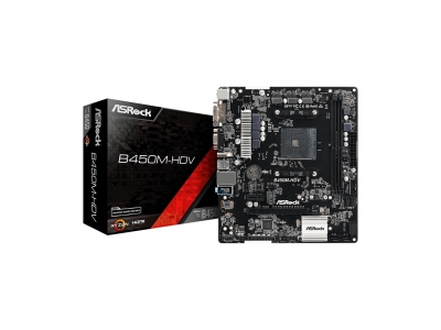 Материнская плата ASRock B450M-HDV R4.0