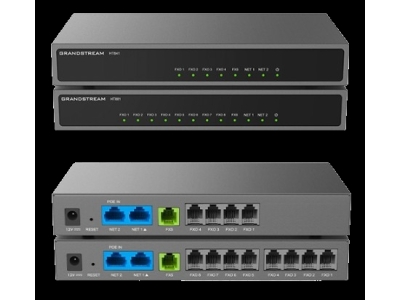 Шлюз VoIP Grandstream HT881 FXO, 8x FXO, 2x GbE.