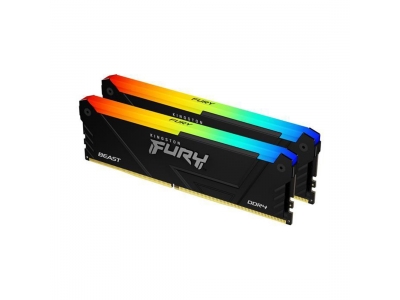 Комплект модулей памяти Kingston FURY Beast RGB KF432C16BB12AK2/32 DDR4 32GB (Kit 2x16GB) 3200MHz