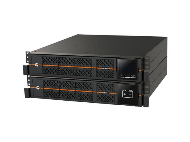 Vertiv GXT RT+ 1ph UPS, 2кВА, входная вилка IEC60320 C14, 2U, выход – 230V, группы розеток на выходе (6)C13.