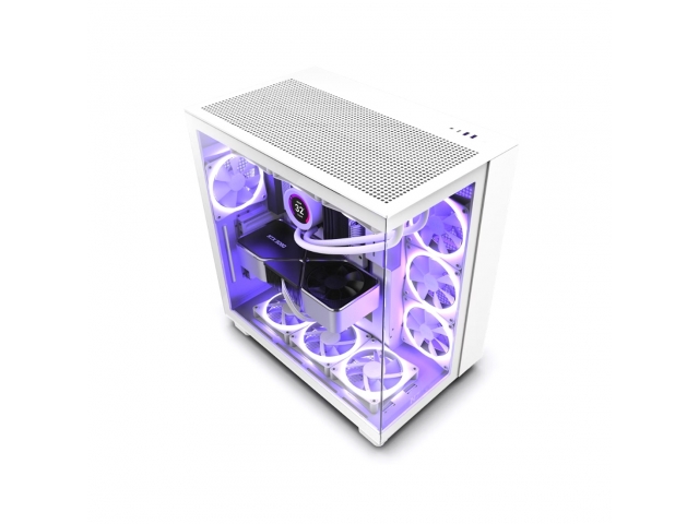 Компьютерный корпус NZXT H9 Flow CM-H91FW-01 White без Б/П