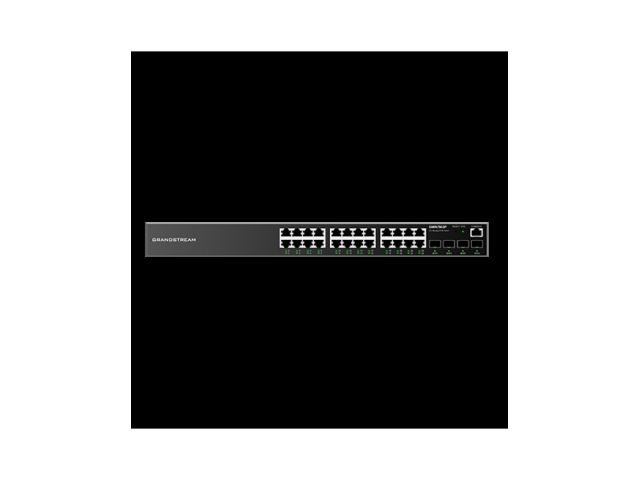 Grandstream GWN7803, Enterprise Layer 2+ Managed Network Switch, 24-ports Gigabit Ethernet, 4-SFP, Desktop, wall-mount, or rack-mount