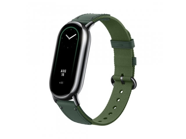 Сменный плетёный браслет для Xiaomi Smart Band 8 Green