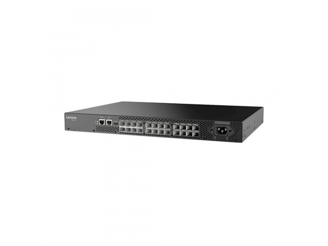 Коммутатор Lenovo ThinkSystem DB610S, 8 ports licensed, 8x 32Gb SWL SFPs, 1 PS, Rail Ki 7D8P