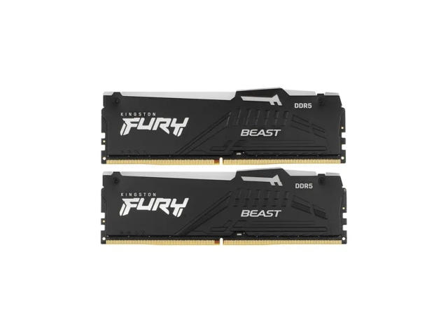 Комплект модулей памяти Kingston FURY Beast RGB EXPO KF556C36BBEAK2-64 DDR5 64GB (Kit 2x32GB) 5600MH