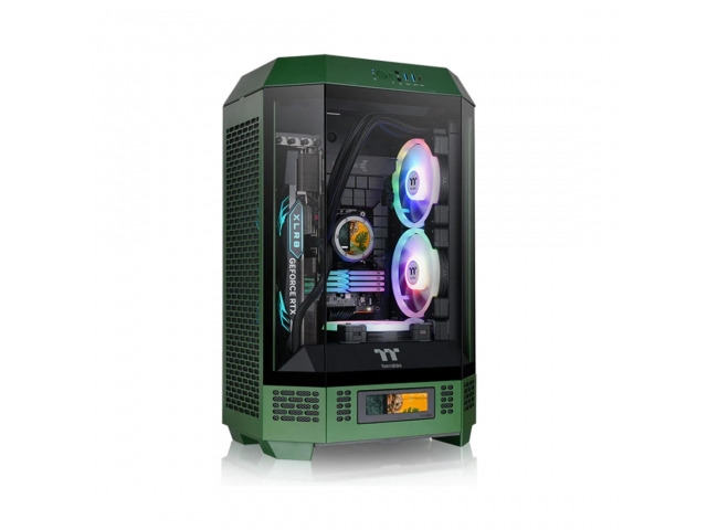 Компьютерный корпус Thermaltake The Tower 300 Racing Green без Б/П