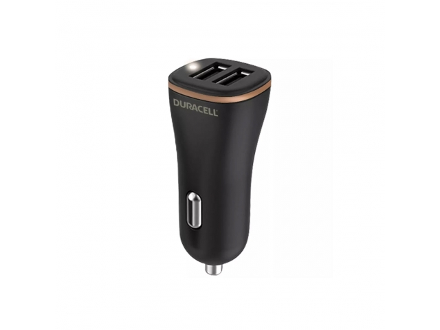 Автомобильное зарядное устройство Duracell DR6010A 30W QC 3.0 2хUSB-A Черный