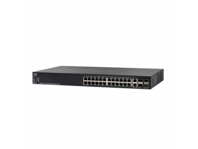 Коммутатор Cisco SG550X-24 (10/100/1000 Mbit, 2 SFP+ порта)