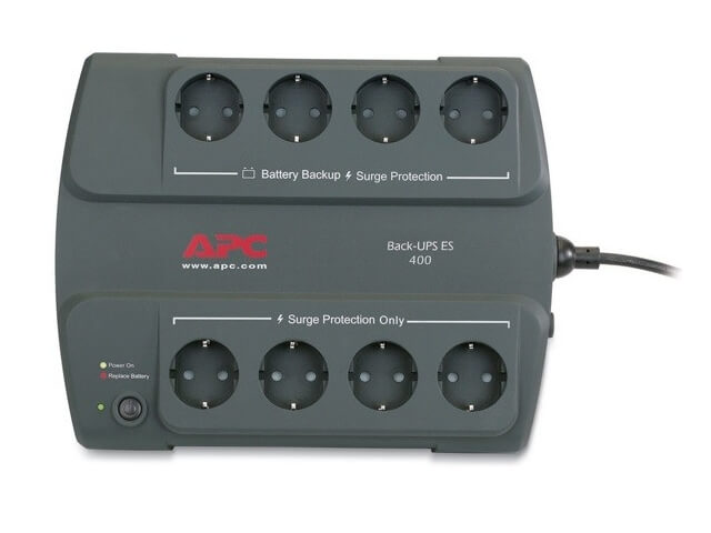 APC Back-UPS ES, OffLine, 400VA / 240W BE400-RS