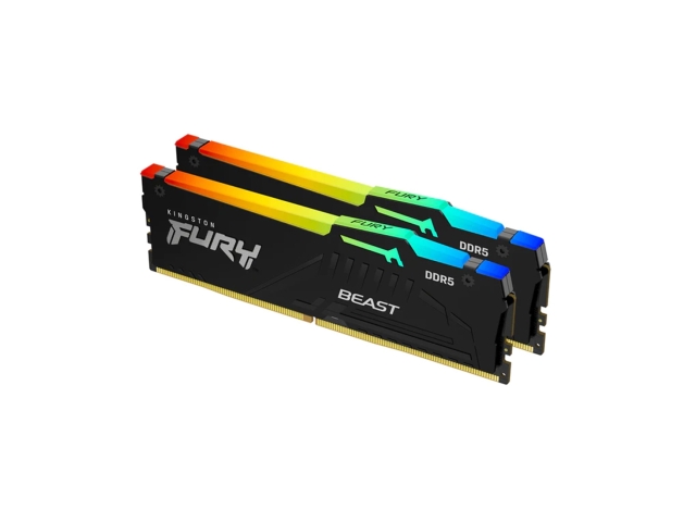 Комплект модулей памяти Kingston Fury Beast KF552C36BBEAK2-16 DDR5 16GB (Kit 2x8GB) 5200MHz