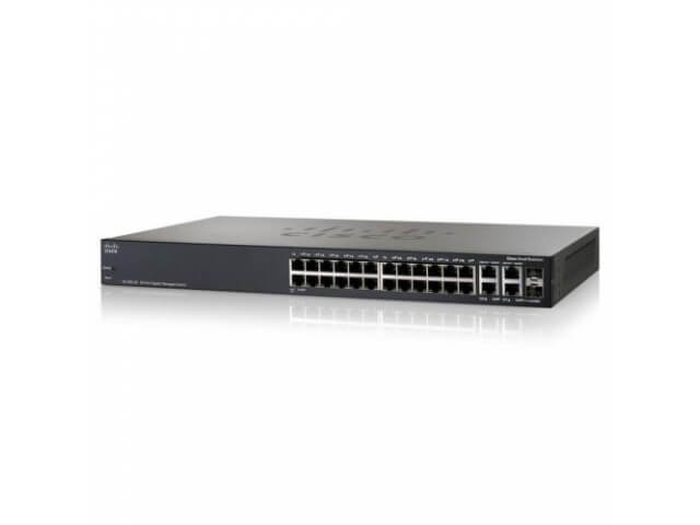 Коммутатор Cisco Small Business SG300-28 (10/100/1000 Mbit) SRW2024-K9-EU