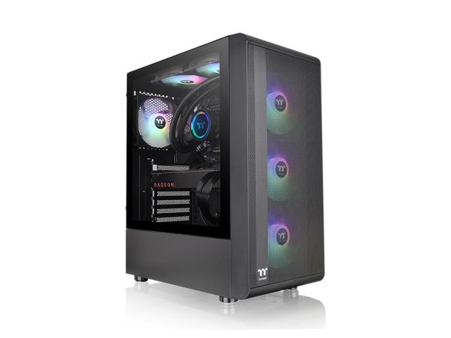 Компьютерный корпус Thermaltake S200 TG ARGB Black без Б/П