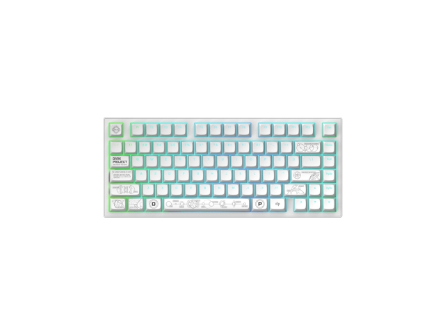 Клавиатура Dark Project ALU81A Terra Nova White