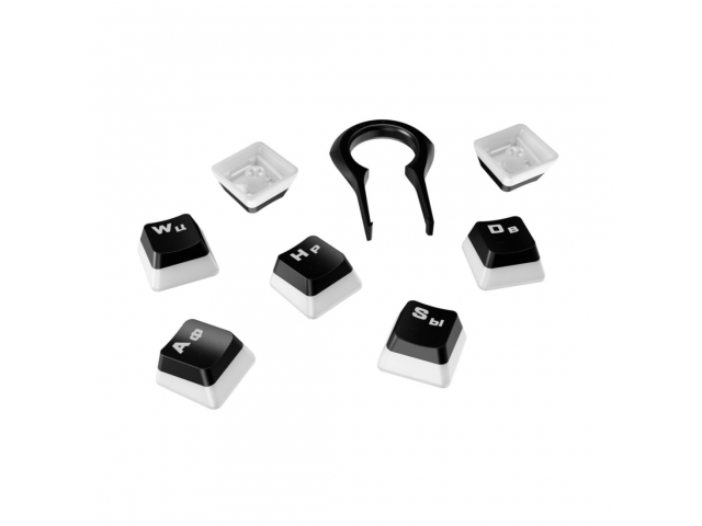 Набор кнопок на клавиатуру HyperX Pudding Keycaps Full Key Set (Black) 4P5P4AX#ACB