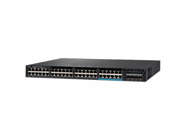 Коммутатор Cisco Catalyst 3650 (10/100/1000 Mbit, 4 SFP порта) WS-C3650-48TS-S