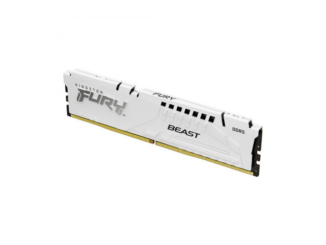 Модуль памяти Kingston FURY Beast White XMP EXPO KF552C40BW-16 DDR5 16GB 5200MHz