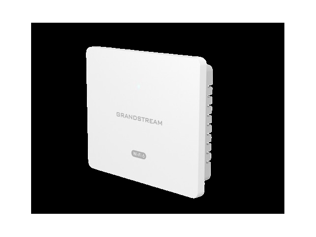 Grandstream GWN7604, Внутренняя точка доступа Wi-Fi 6 AX3000, 2x2:2 2.4G, 3x3:2 5G, 1x GbE PoE, 2x GbE с PSE, 1x GbE, покрытие до 100 м, до 256 беспроводных клиентов, агрегатная беспроводная пропускная способность до 3 Гбит/с.