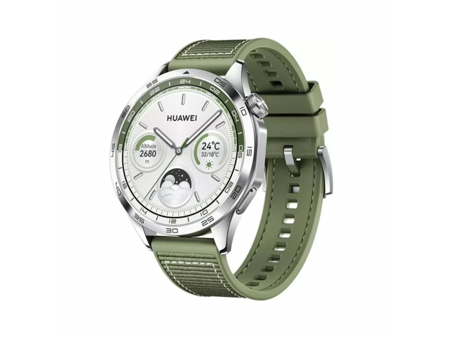 Смарт часы Huawei Watch GT 4 PNX-B19 46mm Green Woven Strap