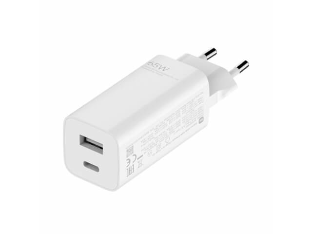 Зарядное устройство Mi 65W GaN Charger (Type-A + Type-C) EU