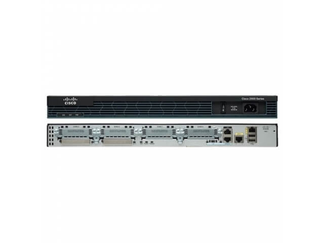 Маршрутизатор Cisco 2901 UC Sec.Bundle, PVDM3-16, UC&SEC License,FL-CUBE10 C2901-VSEC/K9