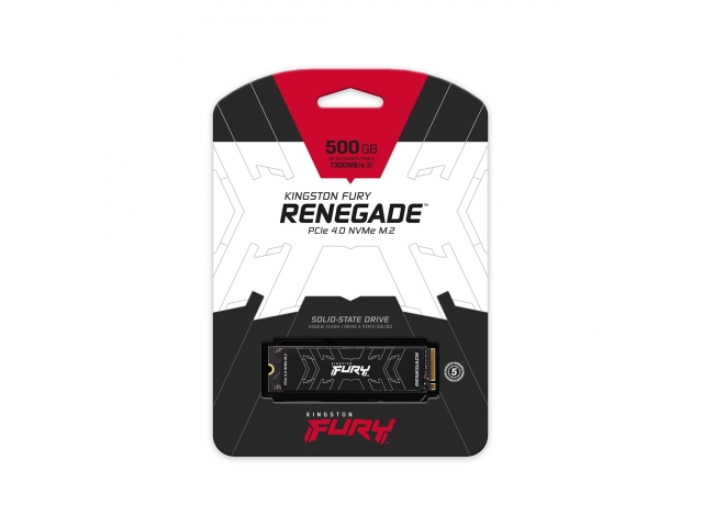 Твердотельный накопитель SSD Kingston FURY Renegade SFYRSK/500G M.2 NVMe PCIe 4.0 HeatSink