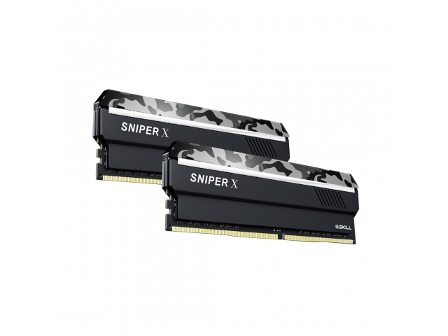 Комплект модулей памяти G.SKILL SniperX F4-2666C19D-16GSXW DDR4 16GB (Kit 2x8GB) 2666MHz