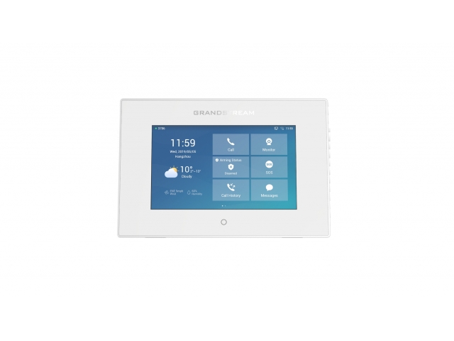 Grandstream GSC3570, powerful intercom and facility control station, 7 inch 1024x600 capacitive touch screen, Wi-Fi, Full duplex 2-way HD, PoE