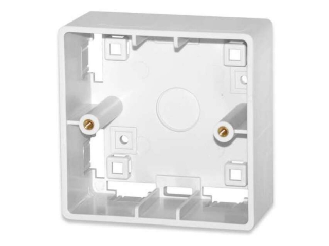 Back Box, 85 x 85, 45 mm deep, white